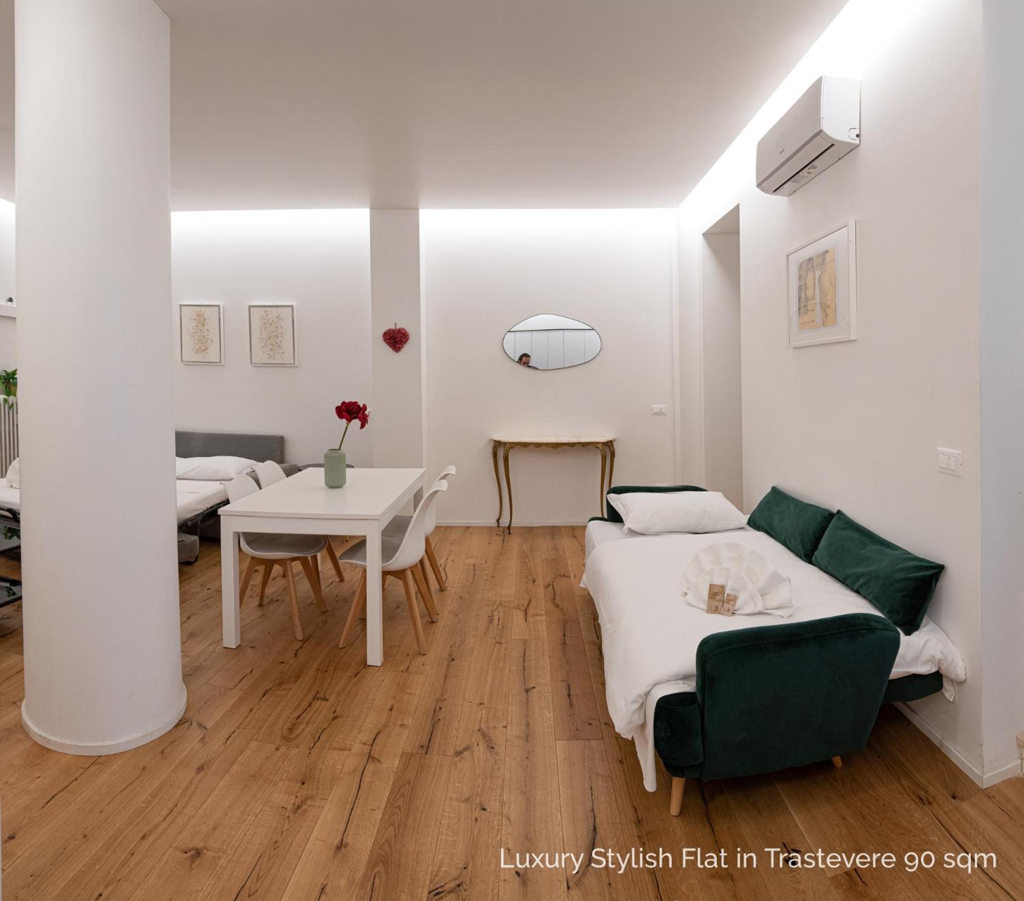 La Dolce Vita - Luxury Stylish Flats In Trastevere 70-90Sqm Róma Kültér fotó