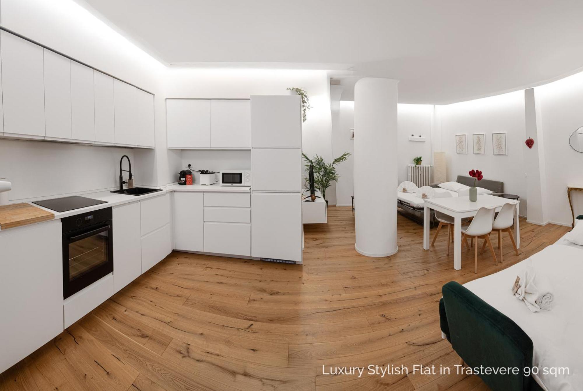 La Dolce Vita - Luxury Stylish Flats In Trastevere 70-90Sqm Róma Kültér fotó