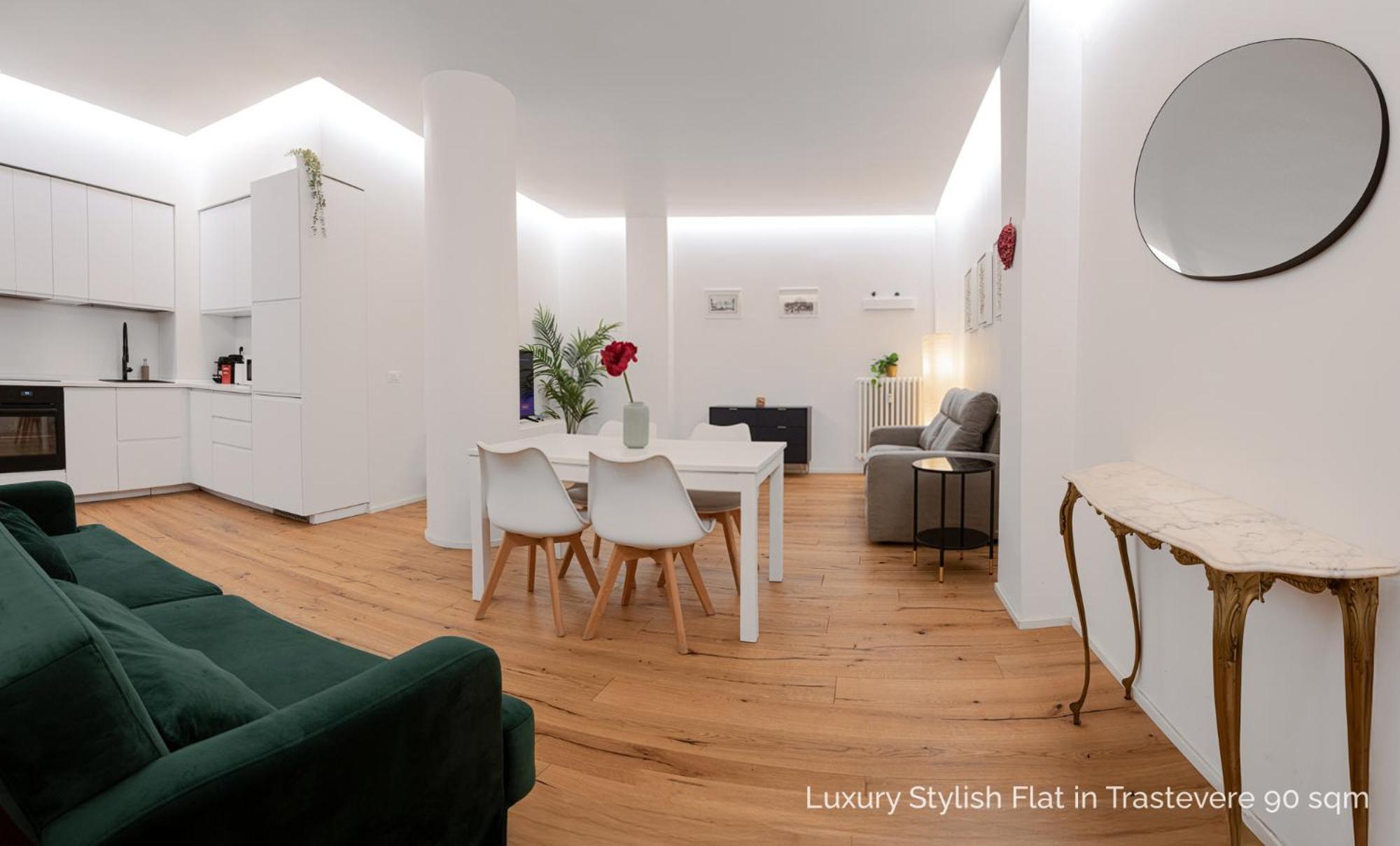 La Dolce Vita - Luxury Stylish Flats In Trastevere 70-90Sqm Róma Kültér fotó