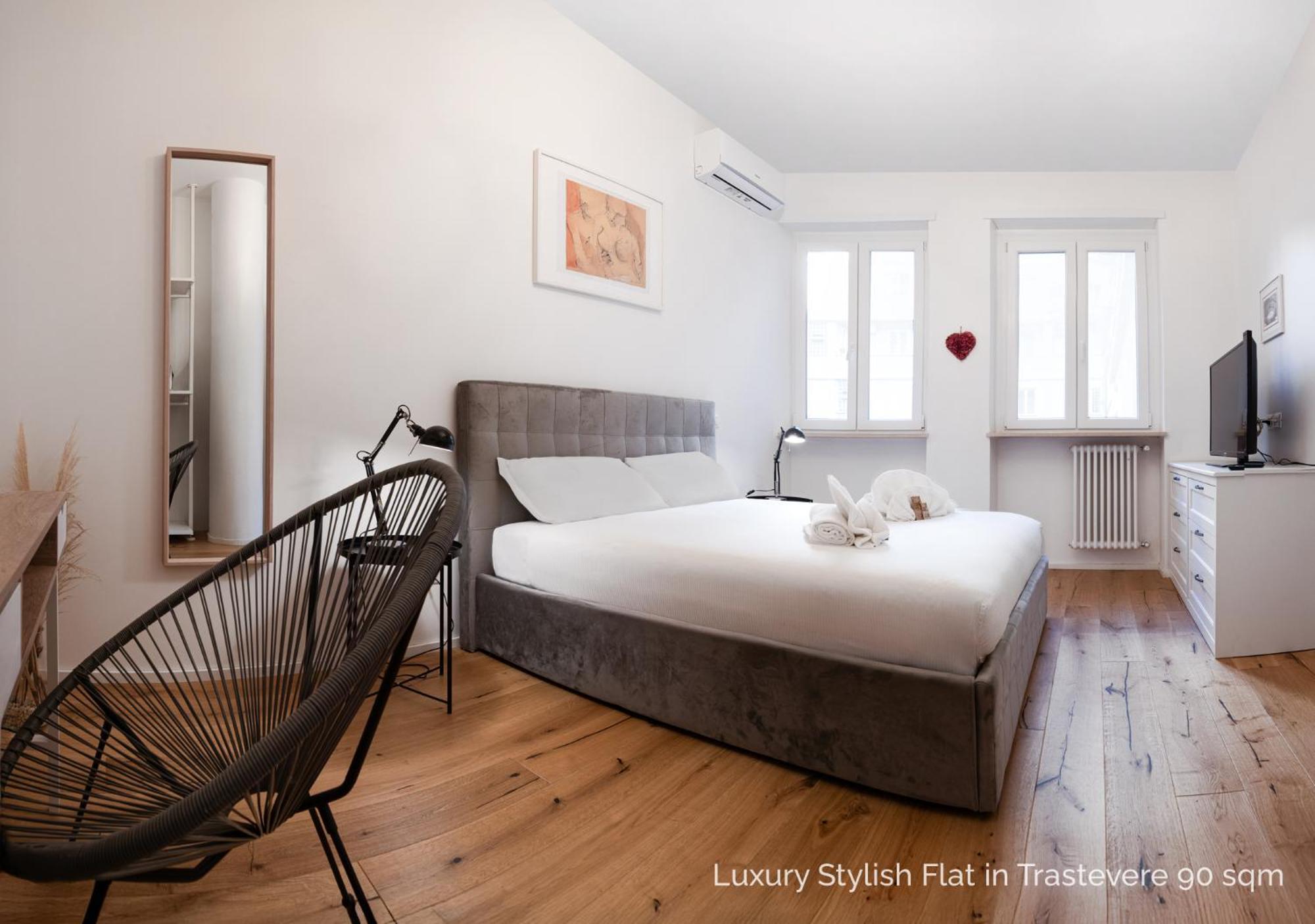 La Dolce Vita - Luxury Stylish Flats In Trastevere 70-90Sqm Róma Kültér fotó
