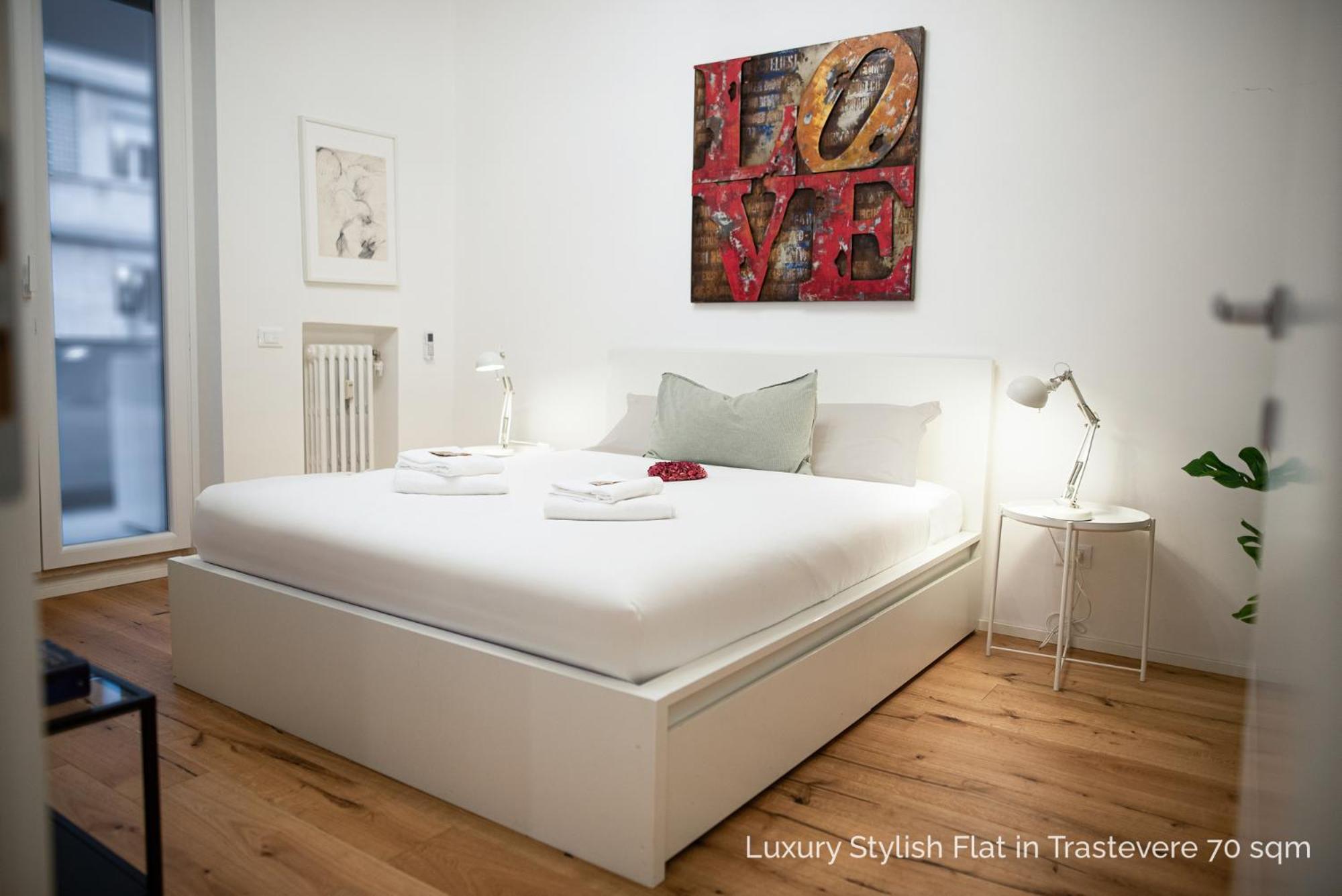 La Dolce Vita - Luxury Stylish Flats In Trastevere 70-90Sqm Róma Kültér fotó