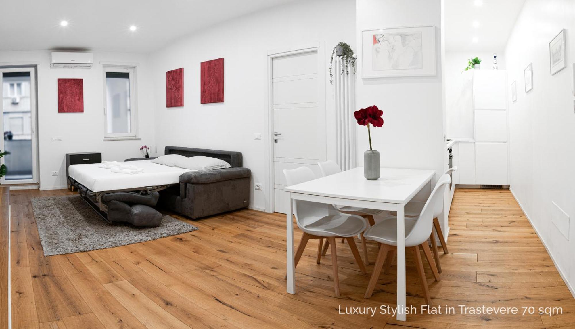 La Dolce Vita - Luxury Stylish Flats In Trastevere 70-90Sqm Róma Kültér fotó