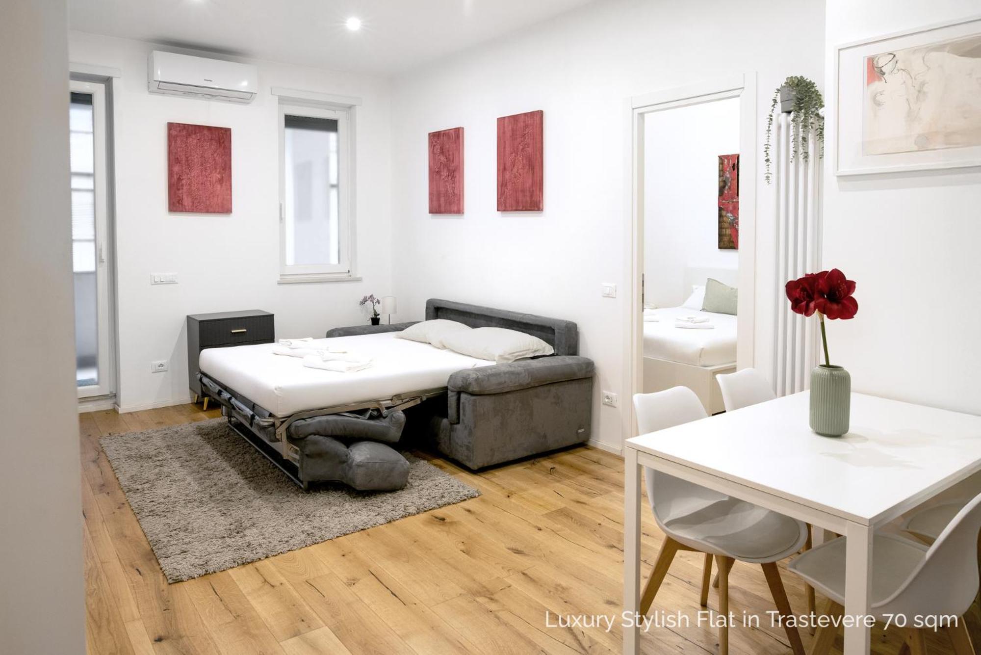 La Dolce Vita - Luxury Stylish Flats In Trastevere 70-90Sqm Róma Kültér fotó