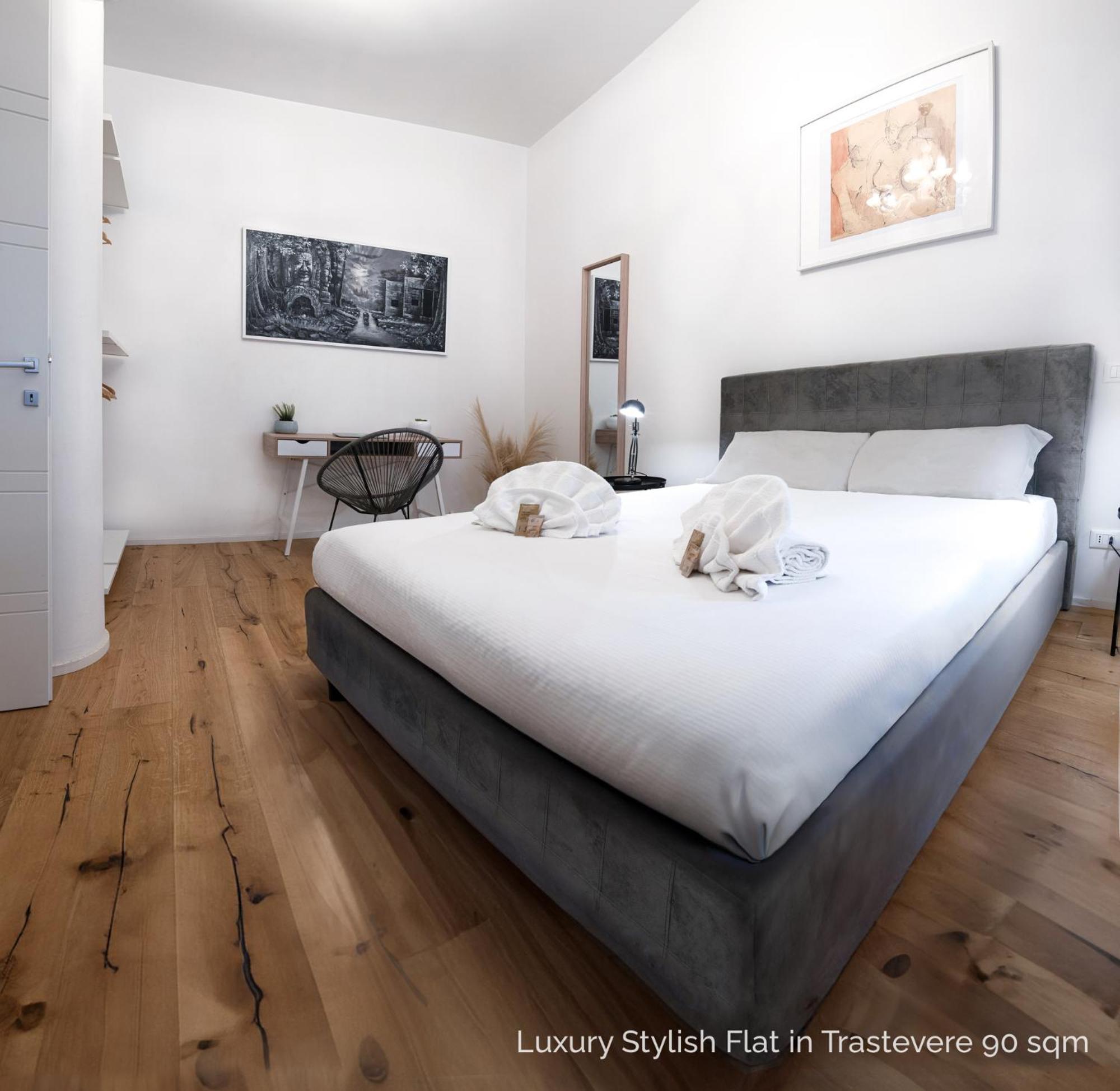 La Dolce Vita - Luxury Stylish Flats In Trastevere 70-90Sqm Róma Kültér fotó