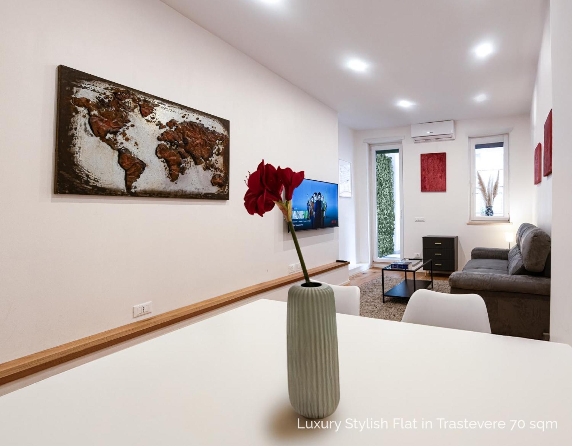 La Dolce Vita - Luxury Stylish Flats In Trastevere 70-90Sqm Róma Kültér fotó