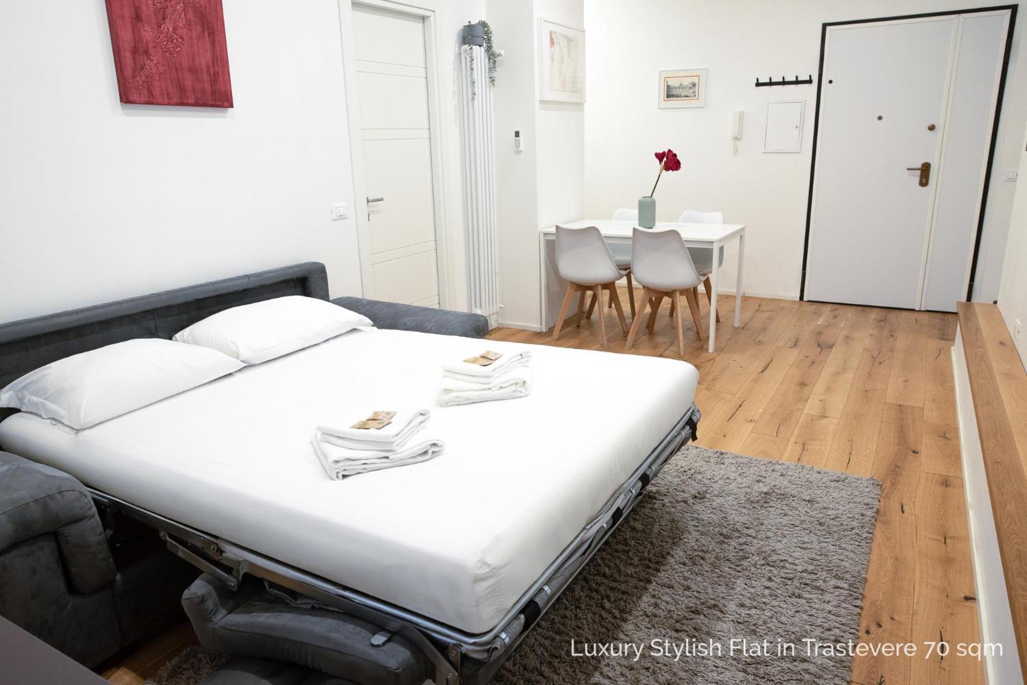 La Dolce Vita - Luxury Stylish Flats In Trastevere 70-90Sqm Róma Kültér fotó