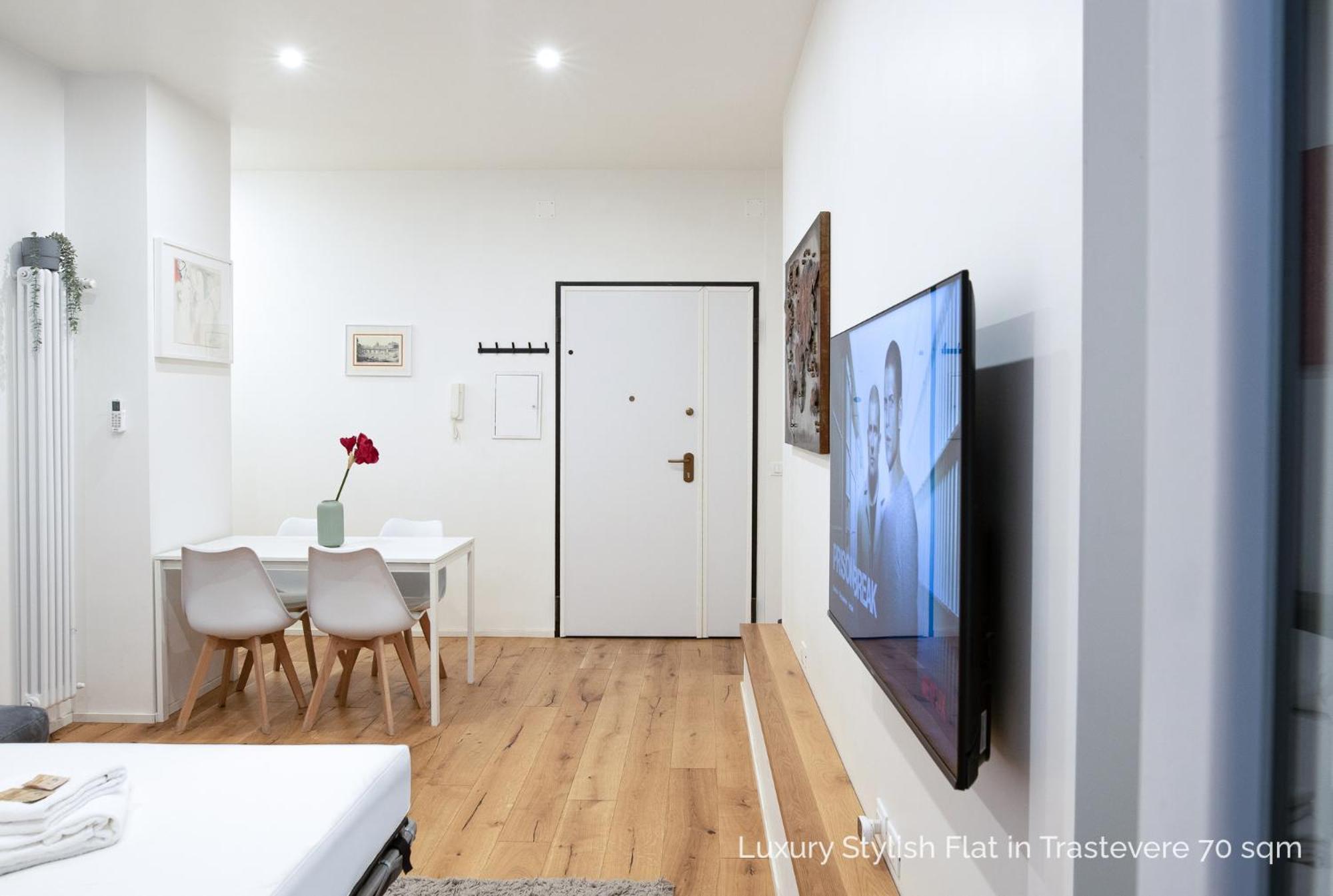 La Dolce Vita - Luxury Stylish Flats In Trastevere 70-90Sqm Róma Kültér fotó