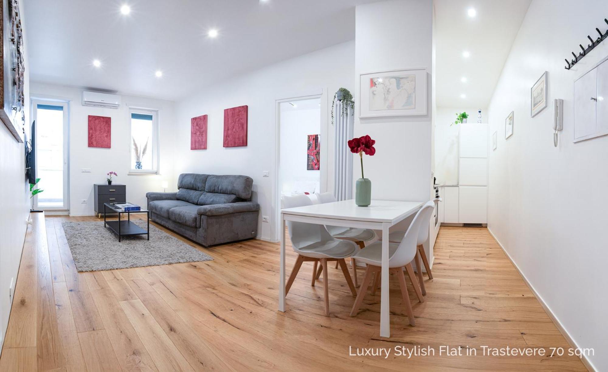 La Dolce Vita - Luxury Stylish Flats In Trastevere 70-90Sqm Róma Kültér fotó